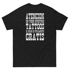 Camiseta clásica hombre Tatuajes Costa Oeste Dolor gratis