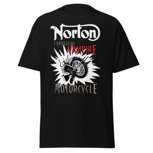 Camiseta clásica hombre Norton Yo compré una moto vampiro